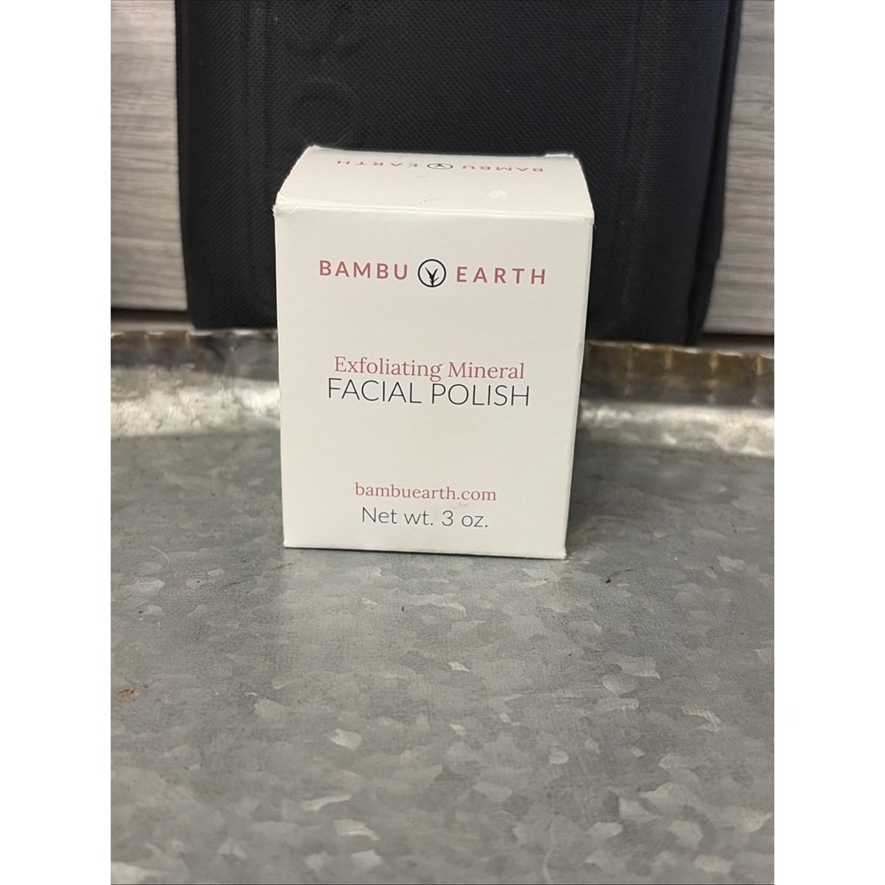 Bambu Earth Exfoliating Mineral Facial Polish Powder 3 OZ NEW! (E8)